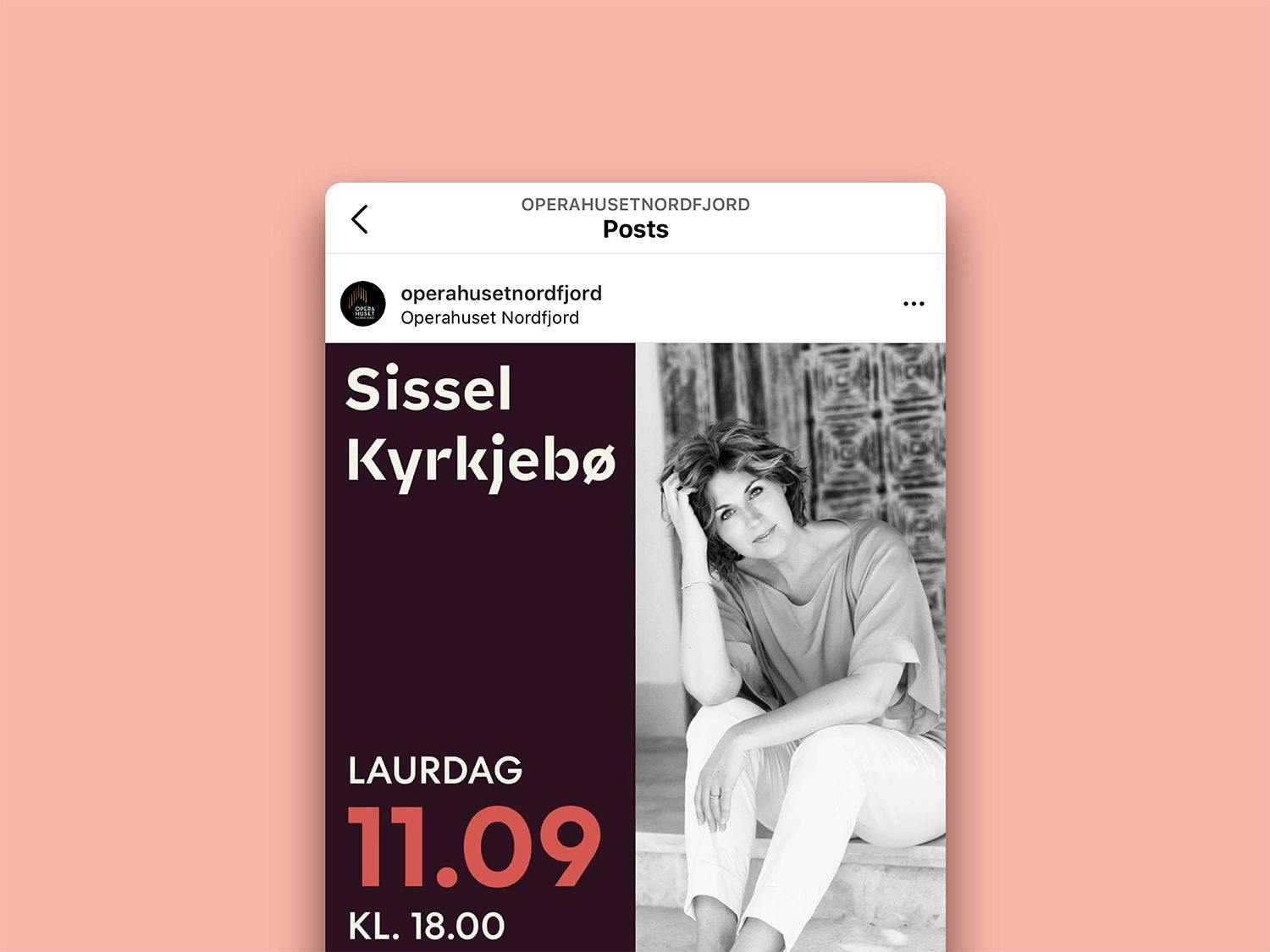 Instagram post av Sissel Kyrkjebø. 